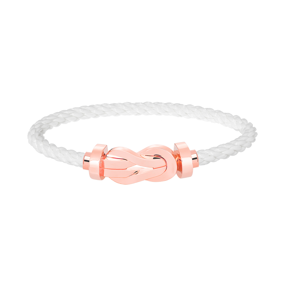 [Opulent Aurora]CHANCE LARGE 8 FIGURE BUCKLE NO DIAMOND BRACELET ROSE GOLD