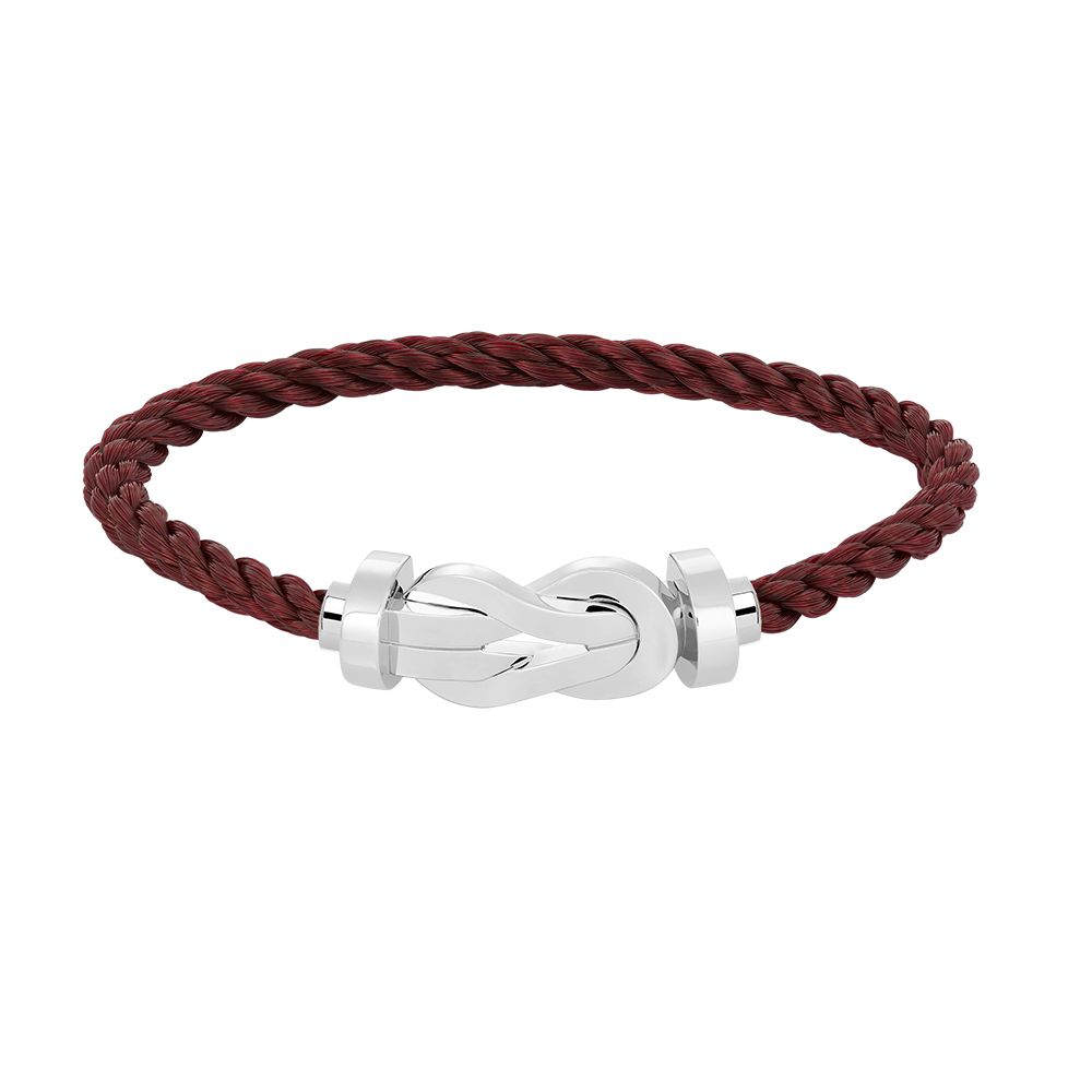 [Opulent Aurora]CHANCE LARGE 8 FIGURE BUCKLE NO DIAMOND BRACELET SILVER