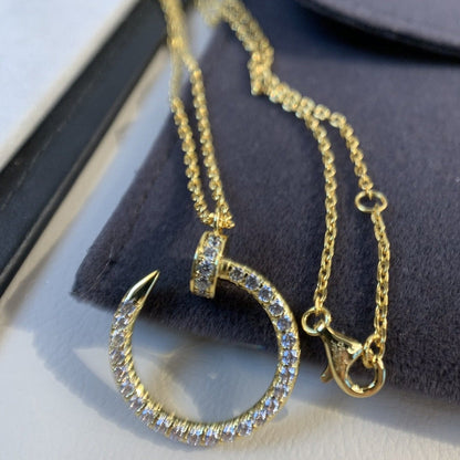 [Opulent Aurora]JUSTE NECKLACE GOLD DIAMONDS