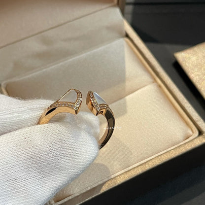 [Opulent Aurora]DREAM MOP DIAMOND OPEN RING