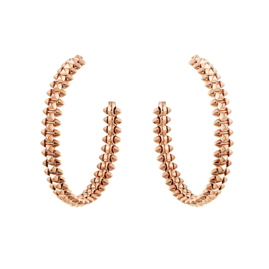 [Opulent Aurora]CLASH LARGE HOOP EARRINGS