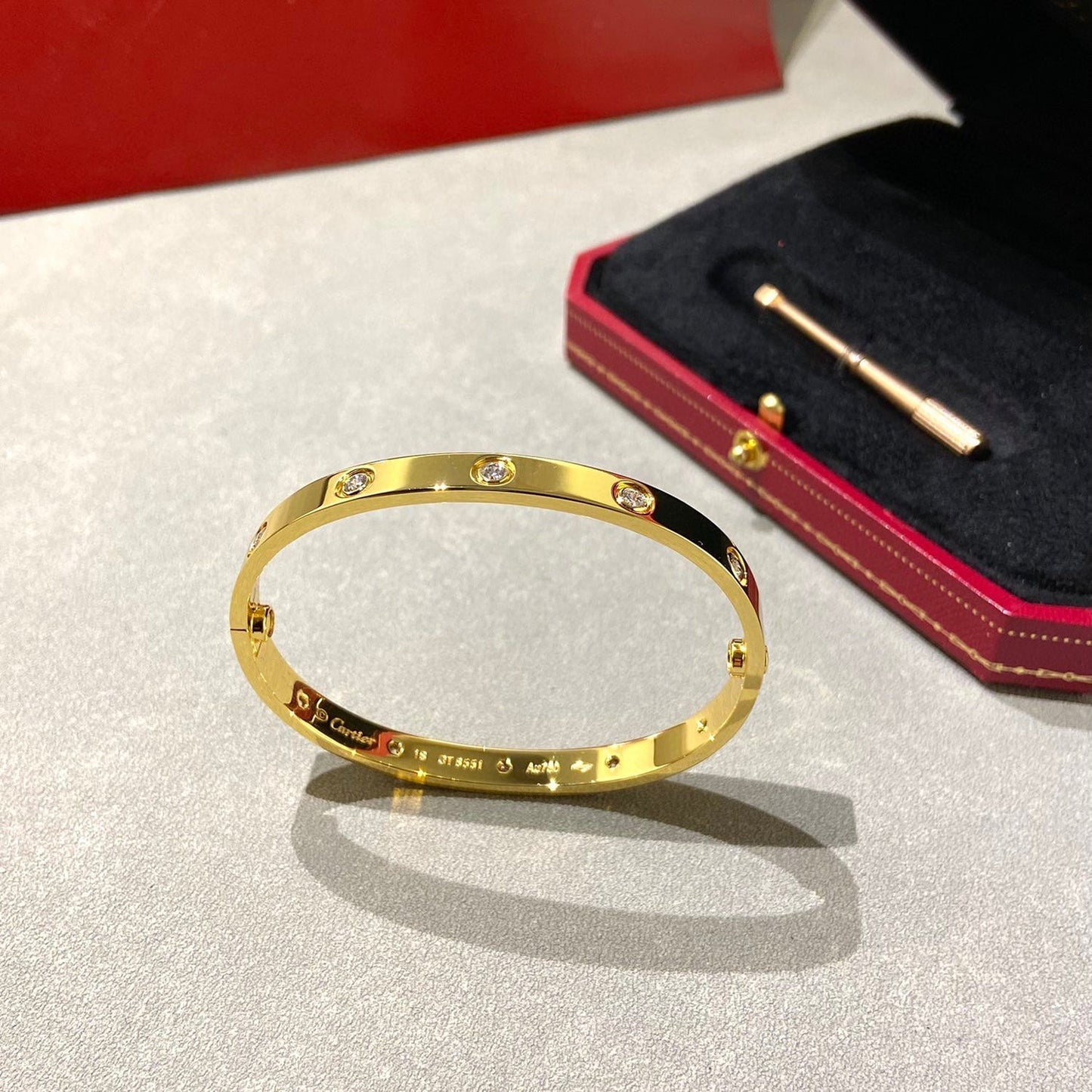 [Opulent Aurora]LOVE BRACELET 6.1MM 10 DIAMONDS