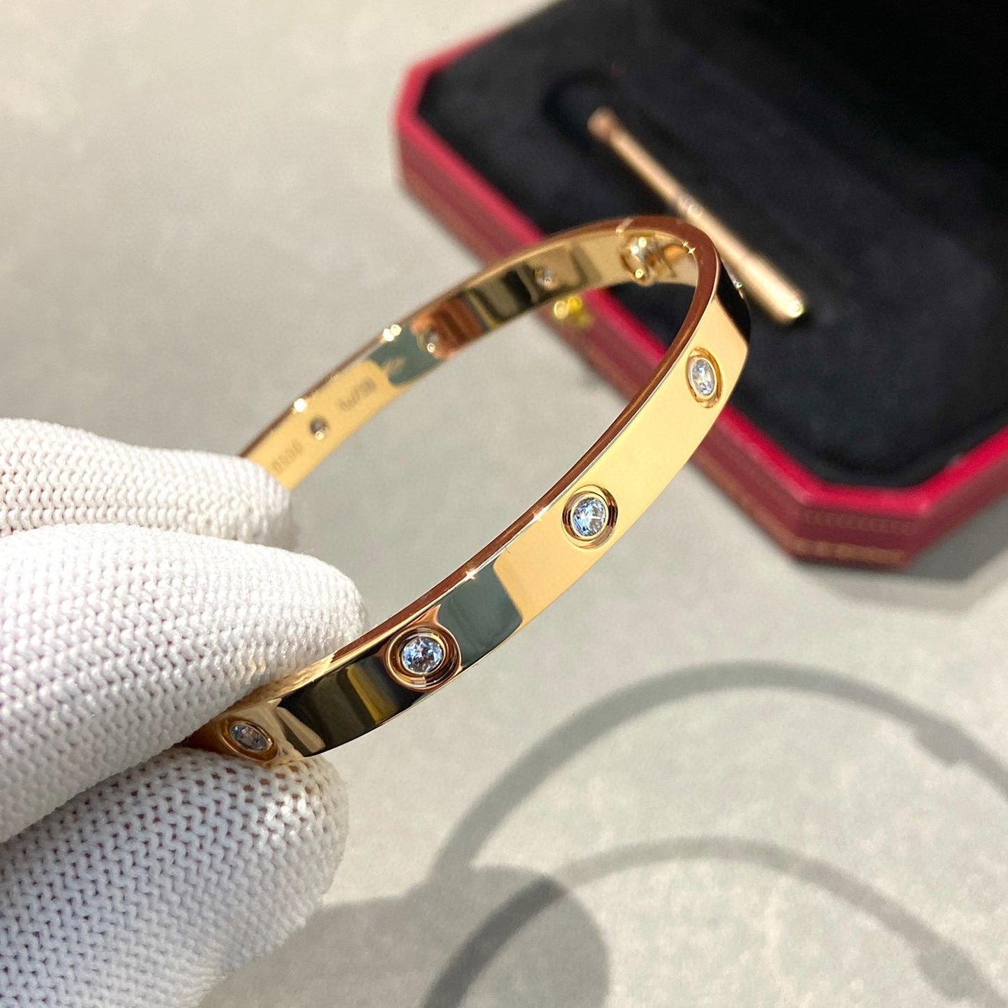 [Opulent Aurora]LOVE BRACELET 6.1MM 10 DIAMONDS