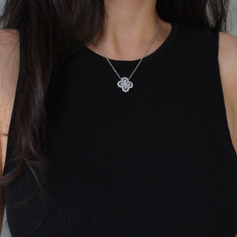 [Opulent Aurora]LOOP NECKLACE FULL MOTIF DIAMOND COMBINATION
