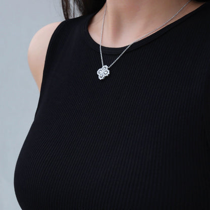 [Opulent Aurora]LOOP NECKLACE FULL MOTIF DIAMOND COMBINATION