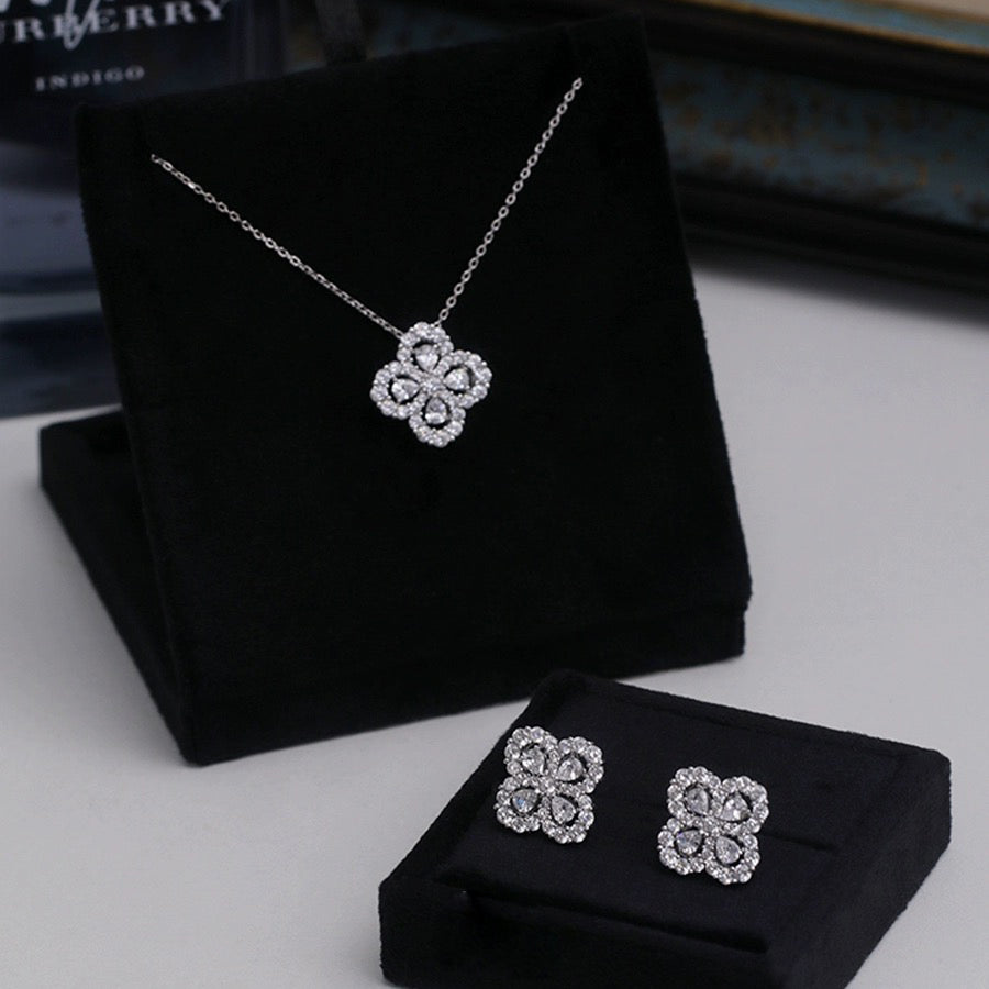 [Opulent Aurora]LOOP NECKLACE FULL MOTIF DIAMOND COMBINATION