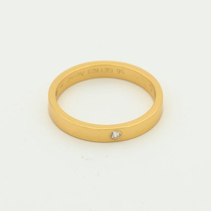[Opulent Aurora]LOVE RING 4MM 1 DIAMOND
